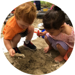 kids playing in sandpit